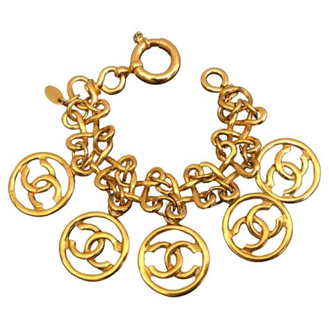 Chanel Vintage Cc Link Bracelet 